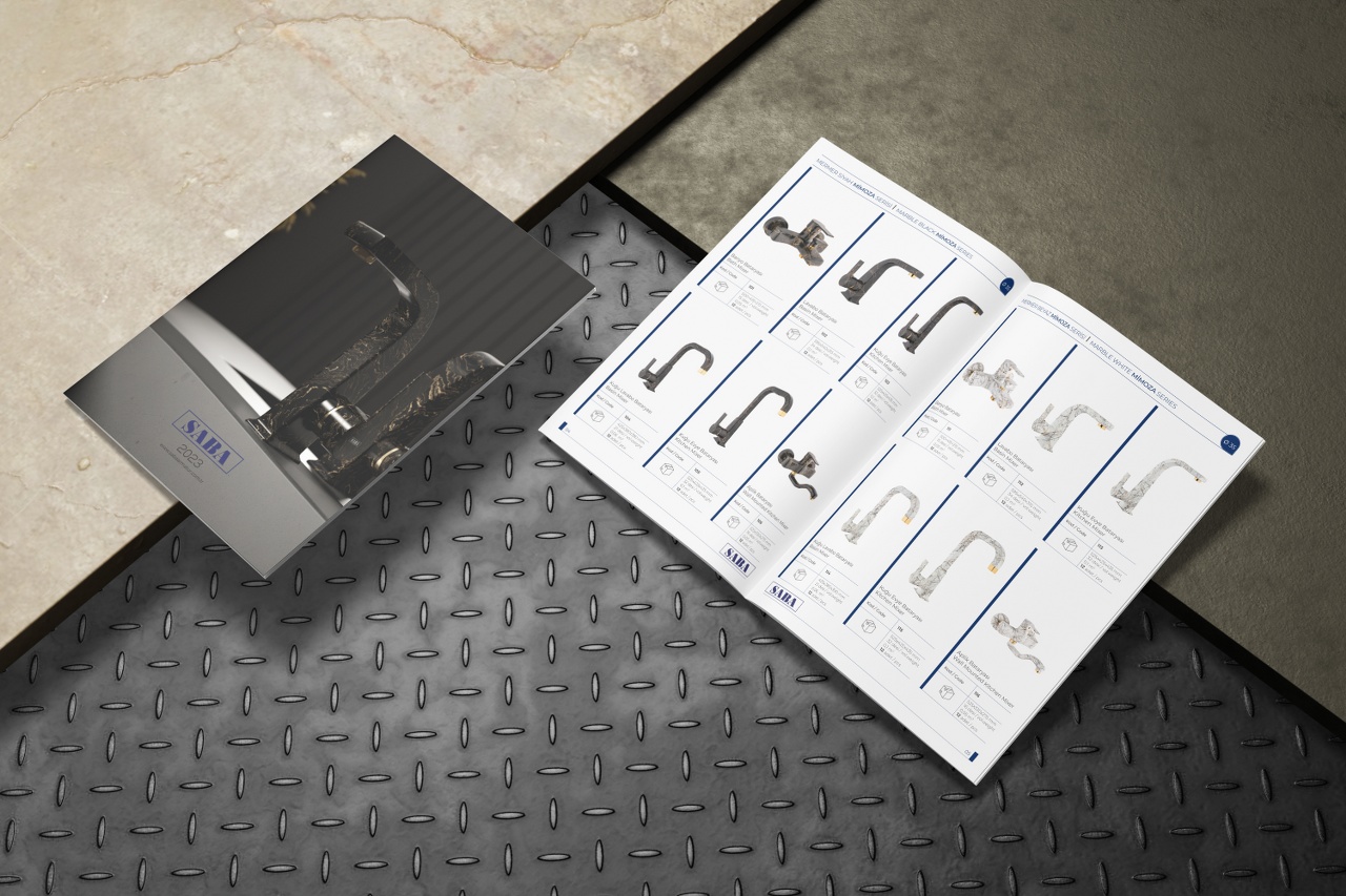 Saba Su Armatürleri Katalog Tasarımı