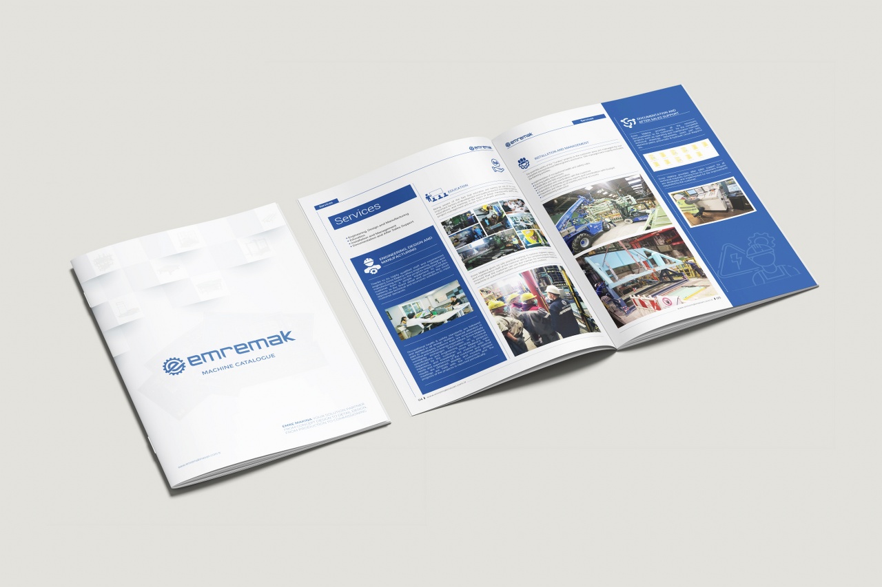 Emre Makina Katalog Tasarımı