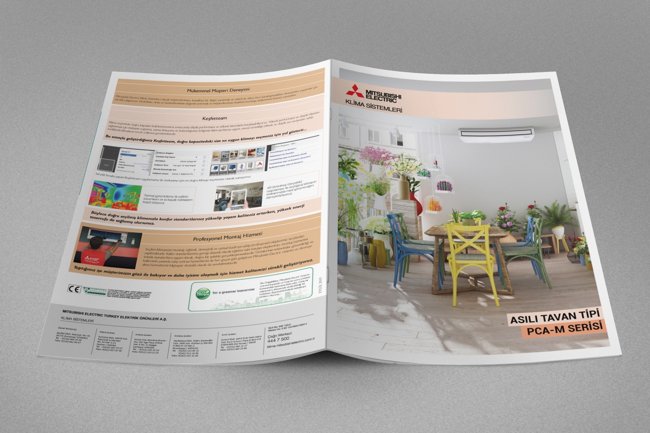 Mitsubishi Electric Katalog Tasarımı