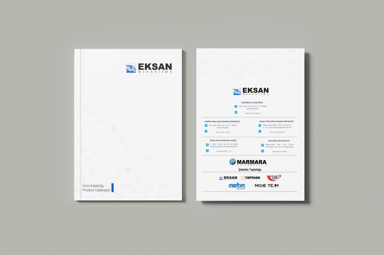 Eksan Mekanizma Katalog Tasarımı